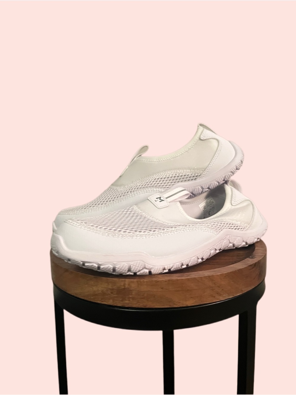Shoes For Crews Women's Slip-On Athletic Sneakers in White
